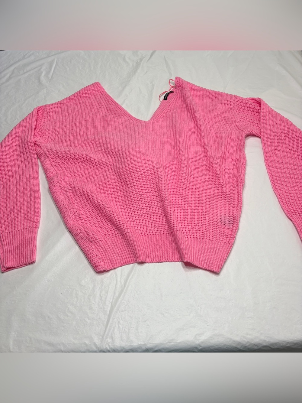 Fashion Nova Falls Favorite Girl Sweater II Pink Women’s Medium